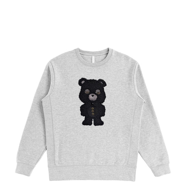 Ultra Black Sheep Bear  | Men’s Organic Cotton Sweatshirt with Crystals