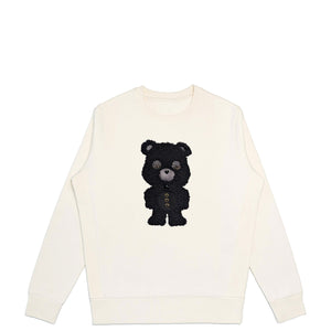Ultra Black Sheep Bear  | Men’s Organic Cotton Sweatshirt with Crystal Detail