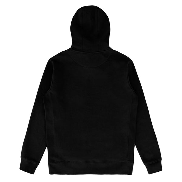 Black Ice Bust Down Bear | Men's Organic Cotton Hoodie with Crystal Detail