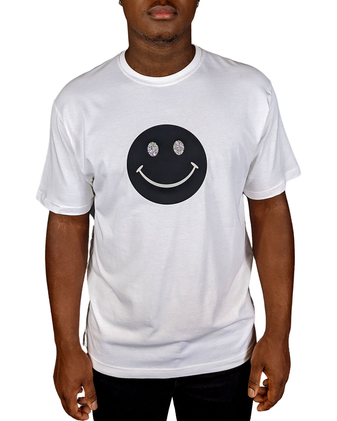 Bright Eyes Smiley Face | Men’s Supima® Cotton T-Shirt