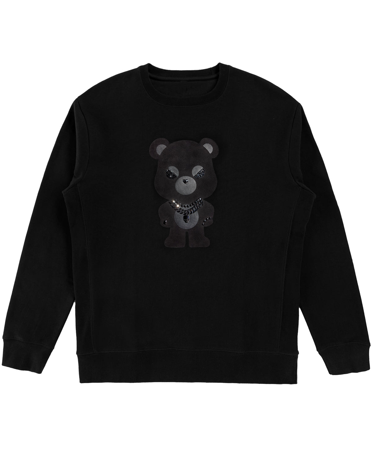 Black Ice Bust Down Bear | Men's Organic Cotton Sweatshirt