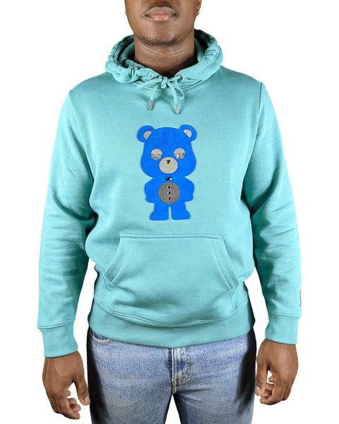 Blue Lagoon Bear | Men's Organic Cotton Hoodie